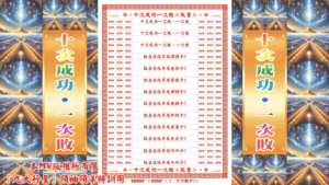 AI版著 十次成功一次敗