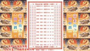 AI版著 富士山之瀧．田中潤一