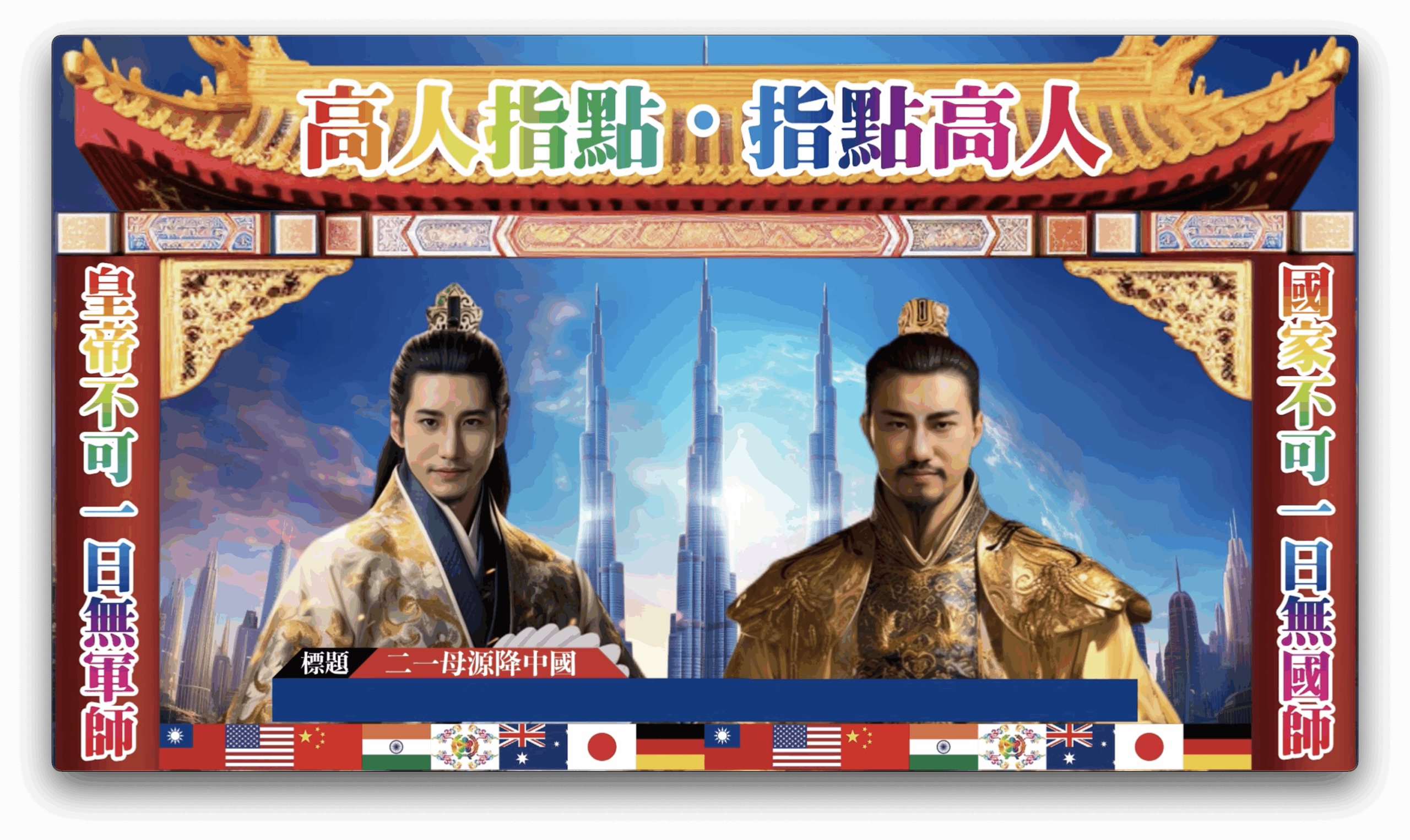 高人指點・指點高人｜劉伯溫、諸葛亮大預言：二十一世紀母源懿懿星下凡，將再現唐朝貞觀盛世？