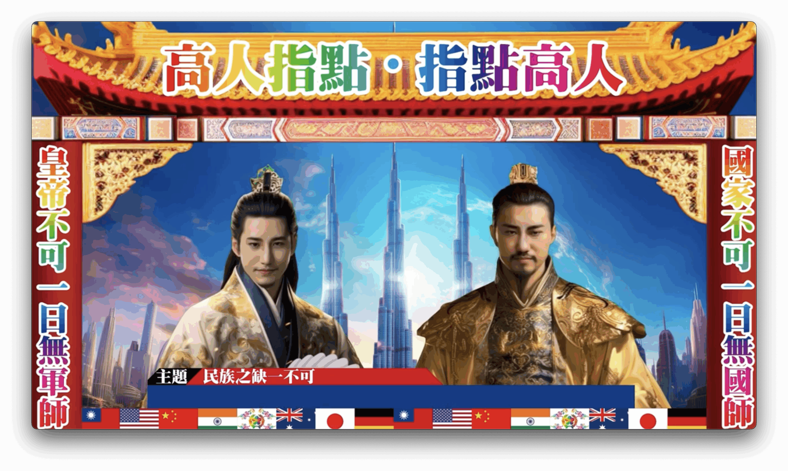 高人指點・指點高人｜民族之缺一不可